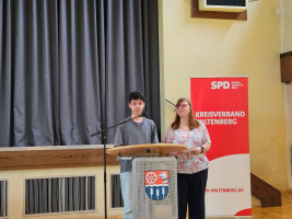 Flammende Rede der Jusos-Kreisvorsitzenden
